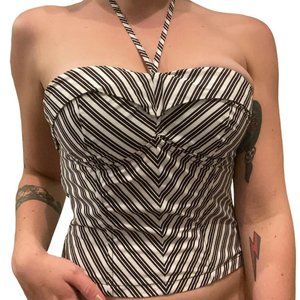 Vintage 90s super sweet halter top style bustier top